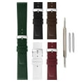 thumbnail image 4 of Morellato Fuji Recycled Apple Fiber Watch Strap - White - 18mm - Chrome-plated Stainless Steel Buckle - SAVE THE NATURE Collection, 4 of 8