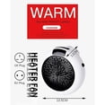 thumbnail image 5 of Smart Space Electric Fan Heater, Electric Wall Socket Heater, 5 of 5