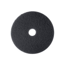 3M Low-Speed High Productivity Floor Pads 7300, 20" Diameter, Black, 5/Carton