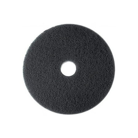 3M Low-Speed High Productivity Floor Pads 7300, 20" Diameter, Black, 5/Carton