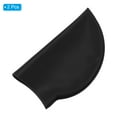 thumbnail image 3 of Unique Bargains Silicone Swim Caps Unisex NonSlip Pool Caps Waterproof Elastic Swimming Hats Black 2 Pack, 3 of 5