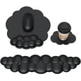 thumbnail image 1 of Ergonomic black Wrist Rest Set - Cloud Mouse Pad with Wrist Support & Keyboard Wrist Rest for Computer/Laptop - Comfortable Gaming & Office Wrist Cushion, 1 of 7