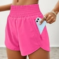 thumbnail image 2 of Wangmeiwg Women's Casual Pants Daily Wear Comfort Shorts Yoga Pants with Split Design Workouts Breathable Stretch fabric Hot Pink XXL, 2 of 7