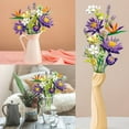 thumbnail image 5 of EMANNON Flower Bouquet Building Set - 13 Artificial Flowers Building Kit, 891pcs Building Blocks Toy for Kids and Adults, 5 of 8