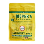 Mrs. Meyer's Clean Day Laundry Pacs, Honeysuckle Scent, 45 Pods