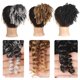 thumbnail image 5 of Rizos africanos pequeños para mujer Peluca con rizos para mujer Pelucas con coleta Pelucas Pelucas Pelucas, 5 of 5