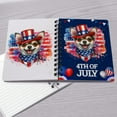 thumbnail image 4 of Patriotic Chihuahua Celebrates 4th of July Spiral Bound Journal Dog Lover Gifts Idea 5x7in Spiral Notebook - 02009, 4 of 5