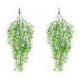 thumbnail image 2 of zhmrfg Simulation Admiralty Willows Hanging Plants, 31.5in Artificial Greenery, Faux Flower Vines for Wedding, Garden, Home Decor, Balcony, Patio, and Porch Decoration, 2 of 9