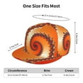 thumbnail image 6 of Bingfone Baseball Cap,Snapback Trucker Hat for Men & Women with Adjustable-Orange Rotating, 6 of 9