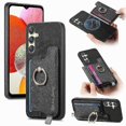 thumbnail image 1 of Case For Samsung Galaxy A14 Magsafe Compatible Magnetic Ring Stand Holder Wallet, 1 of 5