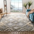 thumbnail image 2 of SAFAVIEH Kenya Lena Geometric Area Rug, Grey/Ivory, 9' x 12', 2 of 8
