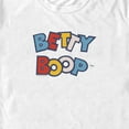 thumbnail image 2 of Men's Betty Boop Colorful Logo  Graphic Tee White Medium, 2 of 5