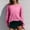 Hot Pink, variant on BLTIBY Womens Open Back Workout Tops Backless Long Sleeve Solid Colour Athletic Shirt Running Crop Top Gym Yoga Tee Casual Loose Orange XXL