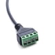 thumbnail image 3 of Cable adaptador de terminal de tornillo de 3,5 mm para altavoz, conector Balun con orificio macho TRRS estéreo de 4 núcleos y terminal de tornillo AV de 4 hilos, 3 of 6