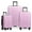 Lavender, variant on U.S. Traveler Boren Hardside Rugged Spinner Luggage Set w/ USB Port, Navy, 3-Piece (22/26/30)