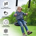thumbnail image 3 of Tree Swing Straps Hanging Kit (Set of 2), 3FT/8FT/10FT/20FT/30FT Tree Swing Straps Holds 5000 lbs with Tree Protector, Heavy Duty Carabiner and Swivel Perfect for Swings & Hammocks(8 FT), 3 of 10