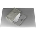 thumbnail image 4 of Fintie PU Leather Storage Pouch Bag Electronics Organizer Case for MacBook Charger/Apple Magic Mouse 2 1 / Power Adapter/External Hard Drive/Solid State Drive/Power Bank/Cables, Denim Gray, 4 of 7