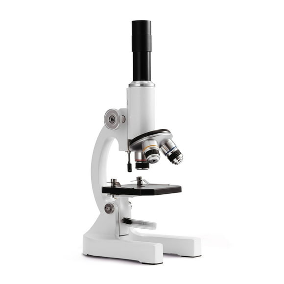 Amdohai 64X-2400X Microscope Optique Monoculaire Enfants de l'École Primaire Science Biologie Expérimentale Enseignement Microscope Enfants Anniversaire