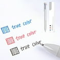 thumbnail image 6 of Multi-function Click Pen, 3-in-1 Tricolor Gel Ink Pen with 0.5mm Fine Tip for Smooth Writing, Quick-dry Ink & Ergonomic Grip, Ideal for Note Taking, Journaling, Office Use & Educational, 6 of 8