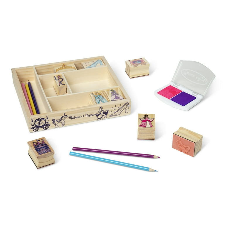 Melissa & Doug Disney Princess Wooden Stamp Set