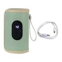 Kokiya Warmer Adjustable Breast Milk Bottle Heater for Outdoor Home Car green