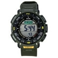 thumbnail image 1 of Casio Pro Trek Digital Green Bio Based Resin Strap Tough Solar PRG-340-3 100M Men's Watch, 1 of 1