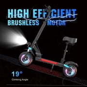 S6PRO 1200W Range 70km Portable Escooter Electric Scooter for Adults with 48V 18.2AH 15AH Battery 10 Inch Off-Road Tire