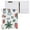 Summer Elements, variant on Hard Shell Ring Binder With Clip Holds 200 Sheets Office Home Organization Hand-drawn Various Fishes