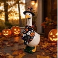 thumbnail image 6 of AOMXGD Halloween Porch Geese Clothes,23 Inch Witch Hat & Dress Halloween Porch Goose Clothes For Porch Lawn Goose Statue Seasonal Yard Styling, 6 of 8