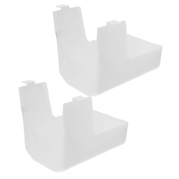 Soimiss 2Pcs White Range Hood Light Lens Guard Replacement with Sturdy Craftsmanship for Home Use