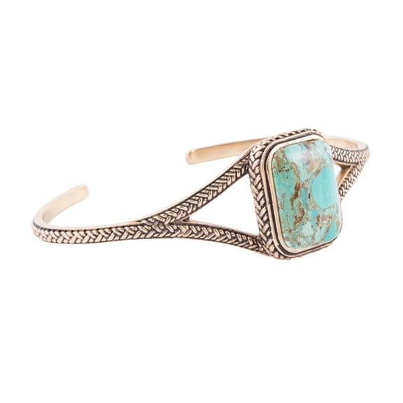 Credence Genuine Turquoise Cuff Bracelet
