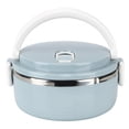 thumbnail image 1 of Food Storage Container, Large Capacity Blue Food Grade Lunch Box, Food Container Easy To Carry For Home Camping One Layer, 1 of 8