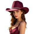 thumbnail image 3 of LILIYA Light Up Cowboy Hat for Women Men, Sparkly Glitter Space Cowboy Hat for Party Show Performance Birthday Dress-Up Cowboy Cowgirl Hats, 3 of 6