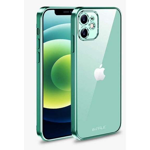 Imprue iPhone 12 Phone Case - Soft Phone Cover Compatible with iPhone Screen Size 6.1 Inches - Durable Slim Soft Case