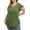 Army Green, variant on QINCAO Plus Size Tops for Women Summer Ruffle Short Sleeve Womens Blouses Tunic Loose T Shirts,2XL(20-22)