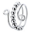 thumbnail image 3 of Xihbxyly Anillo Antiestrés con Cuentas de Aleación Ajustable, 8 Cuentas de Recordatorio, Accesorio para Aliviar El Estrés, Apoyo Empoderador, Un Regalo Ideal para Mujeres., 3 of 7