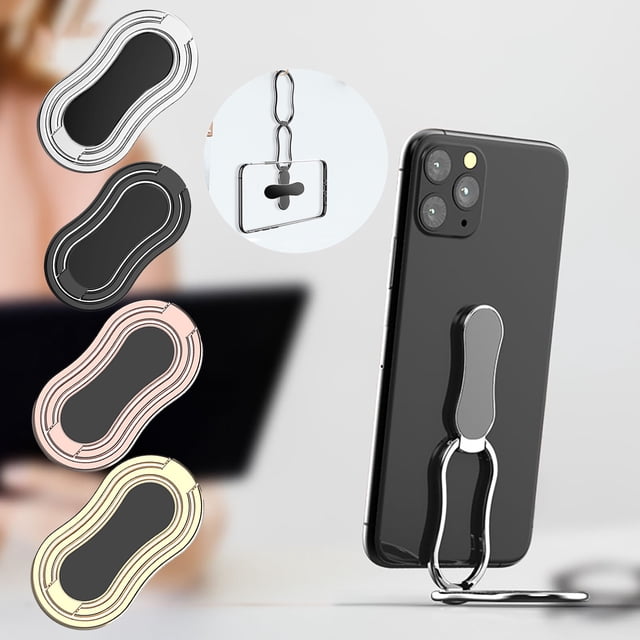 EGNMCR 360° Rotating Folding Portable Phone Metal Bracket, Magnetic Vehicle Bracket Phone Holder