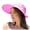 Hot Pink, variant on Women's Wide Brim Sun Visor Hat with Bow, UV Protection Foldable Beach Hat, Lightweight Summer Hat for Travel, Golf, Outdoor Activities