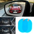 thumbnail image 3 of Anti Fog Car Sticker Car Mirror Window Clear Film Car Rearview Mirror Protective Film Waterproof 2 Pcs/set, 3 of 9
