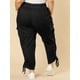 thumbnail image 5 of Pantalones Cargo Con Bolsillos CintuElástiCon Cordón TalGrande PaMujer Negro 4XL, 5 of 6