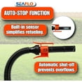 thumbnail image 2 of SEAFLO Fuel Transfer Pump – Battery Operated, 2.4 GPM (9.0 LPM) Flow, Level Sensor Auto-Stop, Explosion-Proof Motor, 4-Year Warranty | For Gasoline, Diesel, and More (Model SFFTP5-024-02), 2 of 8