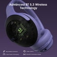 thumbnail image 4 of Bluetooth Headphones Over Ear Wireless Headphone, 70H Playtime and 3EQ Modes with Mic, HiFi Stereo Sound, Deep Bass, Memory Foam Cups, 4 of 6