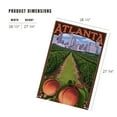 thumbnail image 3 of Lantern Press 1000 Piece Jigsaw Puzzle, Atlanta, Georgia, Peaches, 3 of 5
