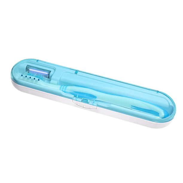 Cepillo de dientes portátil Caja UV Caja de plástico UV Cuidado de los dientes Dispositivo de limpieza del cepillo de dientes Herramienta para el hogar / viajes Kearding EL4065-01B