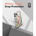 thumbnail image 5 of Ringke Fusion Design Compatible with iPhone 14 Pro Max Case, Transparent 3D Print Design Hard Back with Shockproof Clear Bumper Cover - Floral, 5 of 11