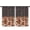 Leopard Print, variant on Blackout Kids Curtains,Maroon Footballs Pattern Childrens Insulated Curtains Set Of 2,Bedroom Essentials,Toddler Room Decor 42"x54"