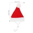 thumbnail image 2 of OUNONA 1Set Pet Hat Scarf Set for Dog Cat Christmas Style Cosplay Photo Props 11.8in Overall Length, 2 of 8