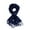 Navy Blue, variant on Men Women's Navy Blue Scarves Solid Plain Classic Soft Long for Winter Warm