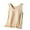 Beige, variant on DDAPJ pyju Womens Modal Tank Tops Soft Comfy Padded Camisole Yoga Workout Tank Shirt Basic Solid Undershirts Lightning Sales Khaki L