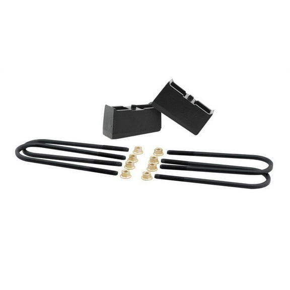 ReadyLift Suspension 99-15 GM/Chevy 1500 3.0in Tall OEM Style Rear Lift Block Kit w/ U-Bolts